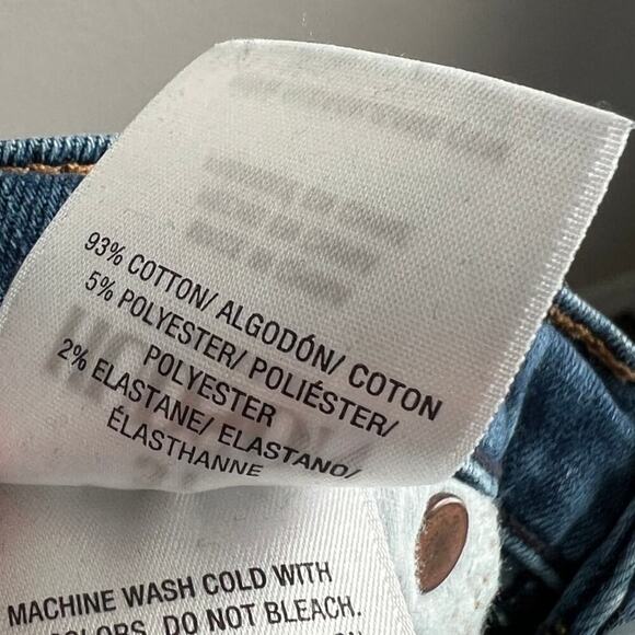 Hudson Tally Skinny Jeans Women's 31 Mid Rise Crop Distressed Medium Wash Casual - Picture 7 of 7